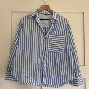 AYR Blue and White Striped Shirt